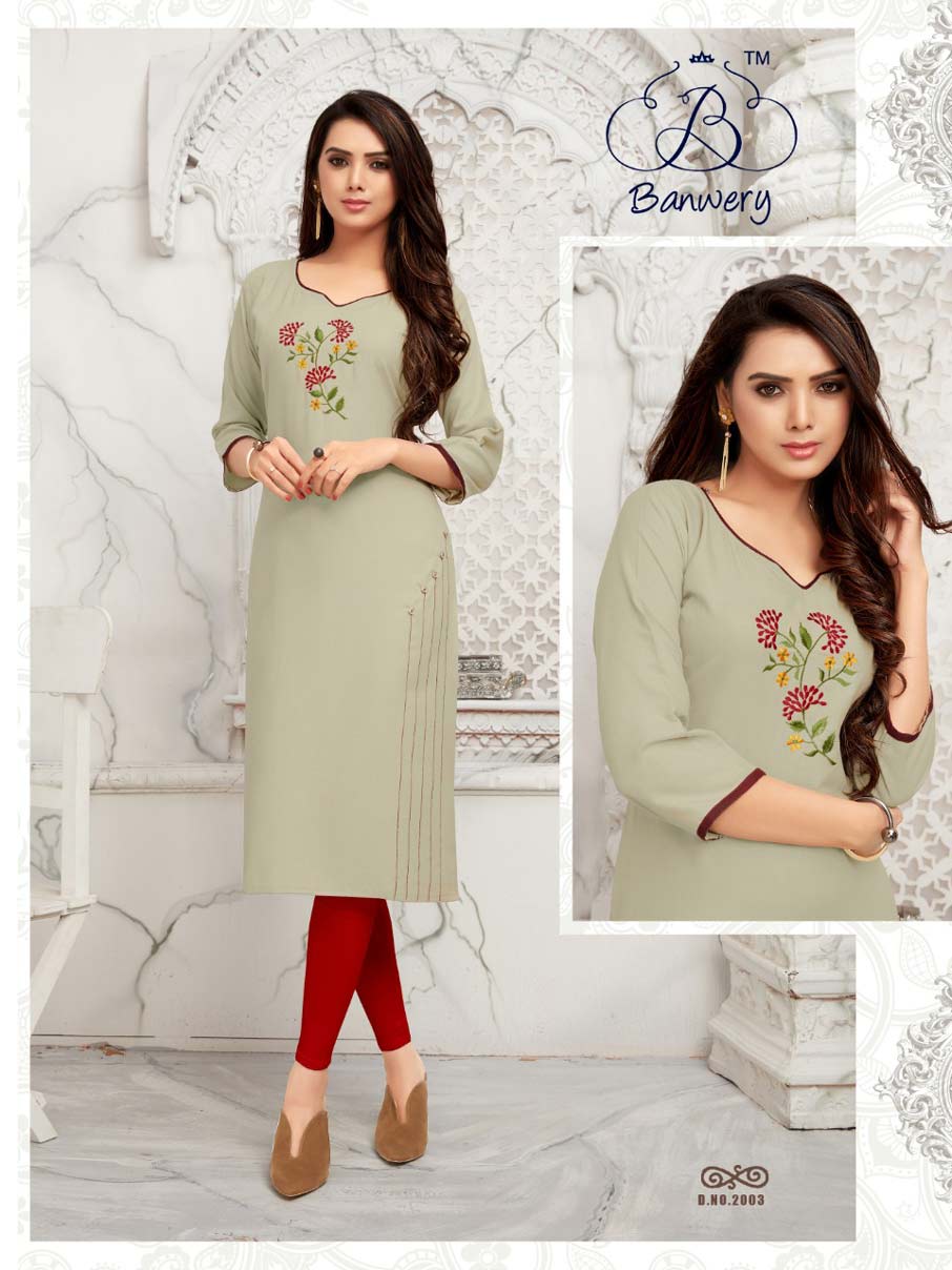 Banwery Blend Vol-2 Cotton Kurtis Catalog Banwery Blend Vol-2 Cotton Kurtis Catalog